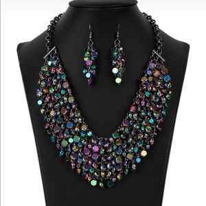 Necklace and earrings set